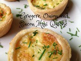 Gruyere, Onion and Bacon Mini Quiche