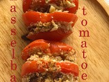 Hasselback Tomatoes with Feta Cheese