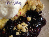 Homemade Blueberry Pie Filling