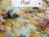 Homemade Sausage Pizza {Super Saturday Snack}