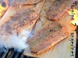 Island Jerk Salmon on Cedar Planks