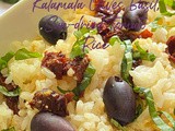 Kalamata Olives, Basil, Sun-Dried Tomato Rice