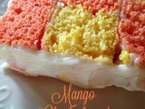 Mango Checkerboard Cake