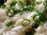 Microwave Garlic Mashed Cauliflower