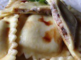 Mushroom Ravioli with Truffle Oil