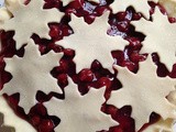 Old Fashioned Cherry Pie with Snowflake Crust