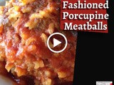 Old Fashioned Porcupine Meatballs #SundaySupper