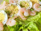 Open-Face Shrimp And Egg Sandwich