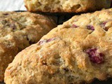 Orange Pomegranate Scones