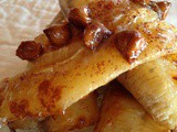 Oven Roasted Bananas with Cinnamon Chips
