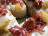 Pear, Bacon and Honey-Goat Cheese Crostini #SundaySupper