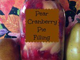 Pear Cranberry Pie Filling