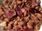 Pinto Beans with Smoked Ham Hocks {Slow Cooker}