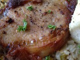 Pork Chops with Dirty Rice #SundaySupper