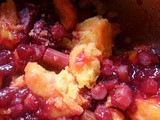 Rhubarb Cranberry Apricot Fruit Filling