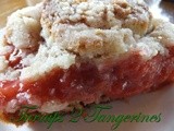 Rhubarb-Strawberry Coffee Cake