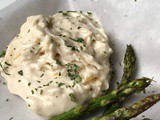 Roasted Asparagus with Horseradish Dip