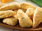 Savory Cheese and Leek Scones