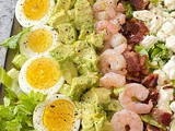 Shrimp Cobb Salad with Bacon Dressing