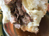 Slow Cooker Easy French Dip Sandwiches