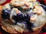 Sourdough Blueberry Muffins