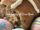 Sourdough Hot Cross Buns #SundaySupper