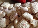 Strawberry Cake Muddy Buddies