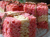 Strawberry Lemonade Rice Krispie Treats