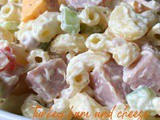 Turkey Ham and Cheese Macaroni Salad