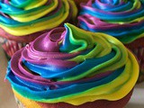 Tye Dye Cupcakes