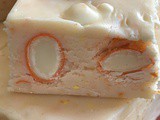 White Chocolate Candy Corn Fudge