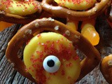 Zombie {Chocolate Pretzel} Eyes