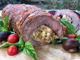 Rolled Stuffed Flank Steak