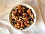 Roasted Cauliflower & Chickpeas