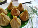 Mewa Modak with Dry Coconut Stuffing