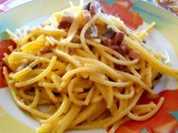 Carbonara senza uovo e senza glutine