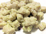 Gnocchi di castagne con pesto di pistacchio e nocciole, senza glutine