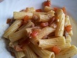 Pasta melanzane e salsiccia