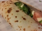 Piadina basilico stracchino e crudo