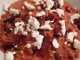 Risotto barbabietola e feta