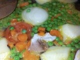 Zuppa di verdure miste e mele