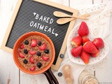 Baked Oatmeal | Porridge al forno | Ricetta fit e senza zucchero