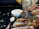 Banana bread con quinoa e cocco | Coconut and quinoa banana bread