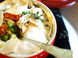 Cocotte di pollo al latte di cocco | Chicken pot pie with coconut milk