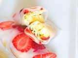 Fruit summer rolls