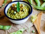 Hummus zerosprechi di piselli | No waste pea hummus