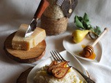 Risotto Parmigiano e pere caramellate al miele | Parmigiano & Honey Caramelized Pears Risotto