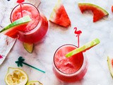 Smoothie estivo all'anguria | watermelon summer smoothie