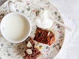 Tortina da colazione alla banana senza zucchero e senza lattosio