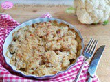 Cavolfiori Gratinati Light al Forno